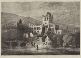 The Scott Centenary, Jedburgh Abbey